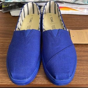 Tom’s Women’s Classic Indigo Blue Heritage Canvas Cupsole Shoes